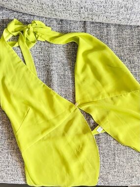 Halley Flyaway Halter Chiffon Top